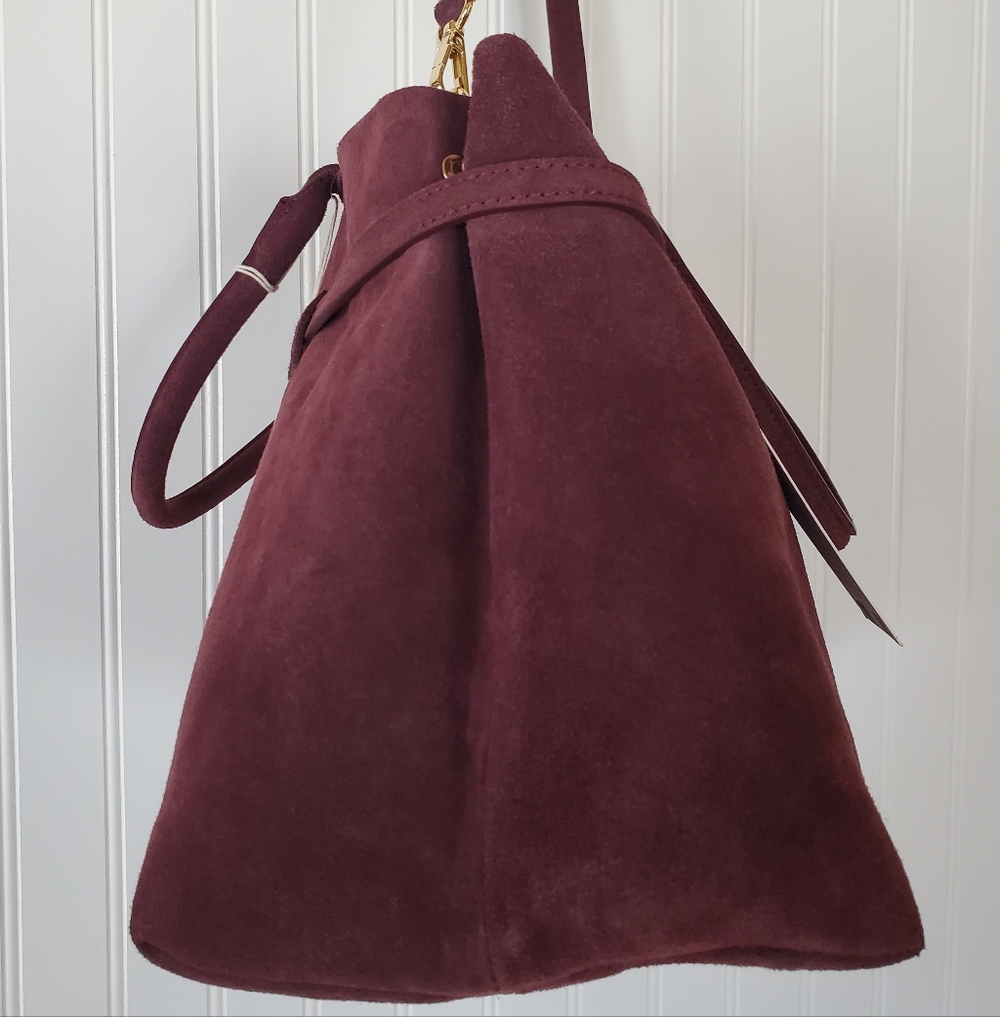 Viola Castellani Ciao! Suede Leather Bag NWT - Picture 5 of 13